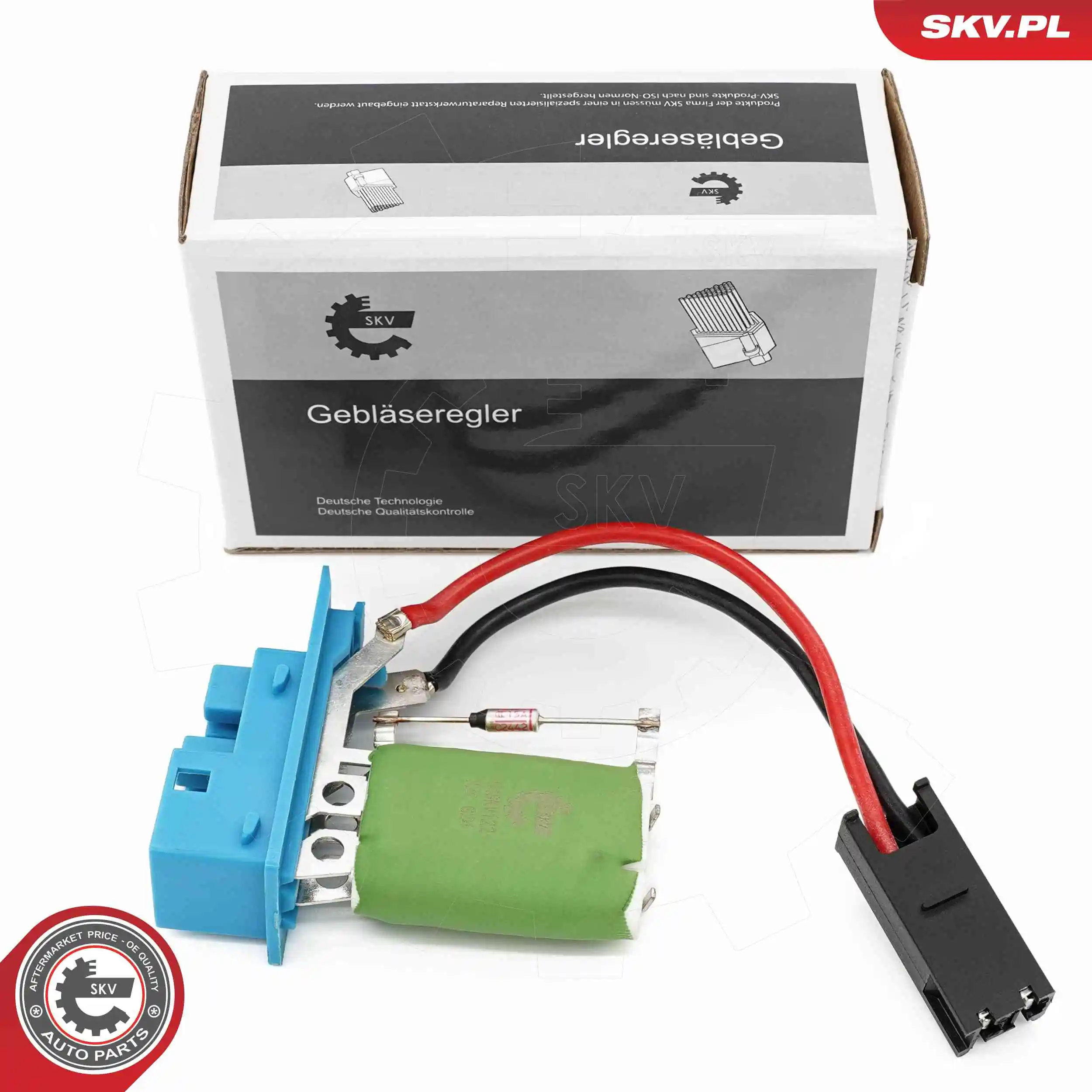 Resistor, interior blower